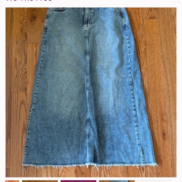 NWOT $35 FIRM  Free people we the free come as you are skirt new only tried on - Picture 4 of 10